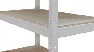 Regał metalowy wciskany RMW6 z sześcioma półkami 80 kg