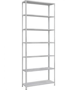 Shelving unit RMS7 3000x1000x300/400/500/600, 7 shelves 120 kg