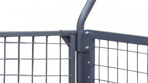 Wózek platformowy z siatką WPS2U-4