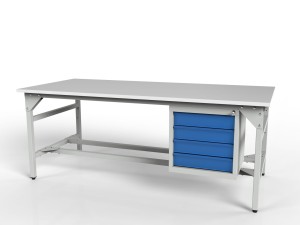 SMWK2 workbench 2000/1500x900x800 mm with tool cabinet