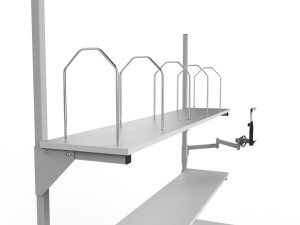 SPR picking table with tablet holder, shelves and drawer