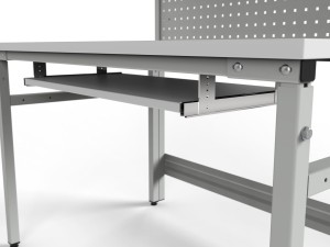 SPR packing table with lighting, shelf and PC accessories