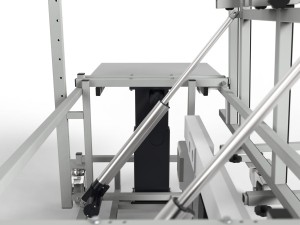 Tilting assembly table 90° for prefabrication of electrical and control cabinets and boards