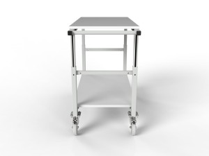 Wózek magazynowy regulowany WER z dwoma półkami