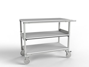 Wózek magazynowy WE z trzema półkami