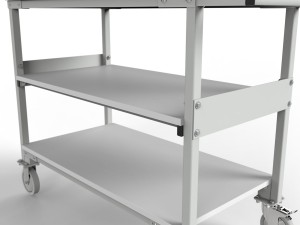 Wózek magazynowy WE z trzema półkami