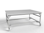 Large workbench on wheels SMWM 2000x1500 mm