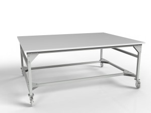Large workbench on wheels SMWM 2000x1500 mm