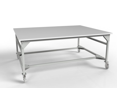 Large workbench on wheels SMWM 2000x1500 mm
