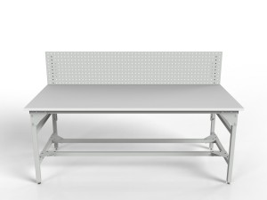 SMW 2000/1500x900x800 mm workbench with perforated wall