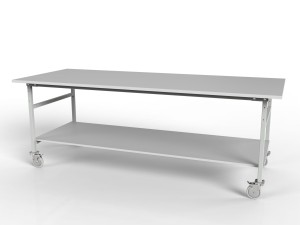 Mobilny stół roboczy 2500x1000 mm o powiększonym blacie
