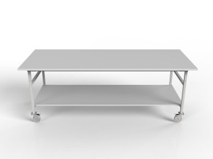 Mobilny stół roboczy 2500x1000 mm o powiększonym blacie
