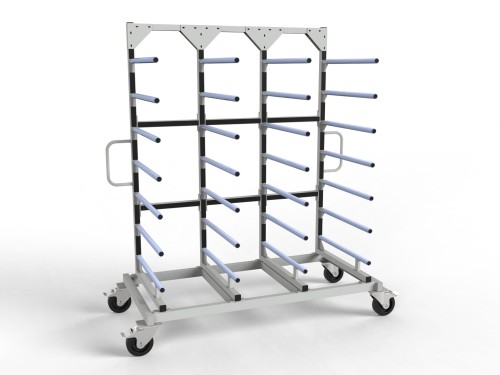Wózek Lakierniczy Suszarniczy Półkowy 7 półek