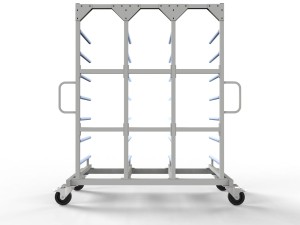 Wózek Lakierniczy Suszarniczy Półkowy 7 półek