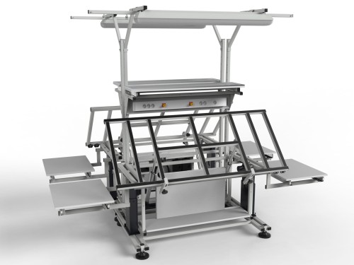 Unit ZSMRE-0717-120177 for the prefabrication of cabinets and switchboards