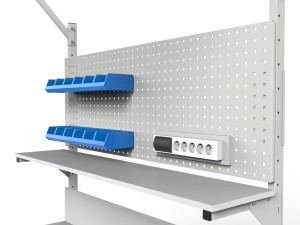 SMWPK1C workbench 2000/1500x900x800 mm with containers, cabinet and lighting