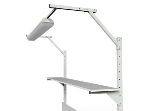 Stół warsztatowy SMWPCK1 2000/1500x900x800 mm oświetlenie centralne