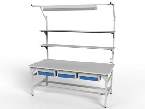 Stół warsztatowy SMWPK6C 2000x900x800 mm