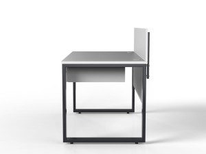 Biurko industrialne z szufladą i tylną ścianką