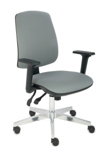 Starter 3D chrome chair - grey