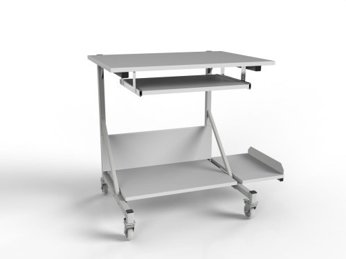 Mobile table WE-0507 with computer shelf and keyboard drawer