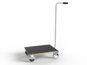 Warehouse trolley with platform WE-0509
