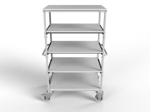 WE-05-ESD cart with 5 shelves