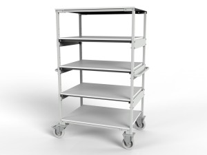WE-05-ESD cart with 5 shelves