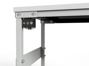 Shelf trolley WE-01-02-ESD with a grounding unit