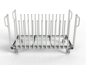 Paint trolley WE-12963 with detachable arms