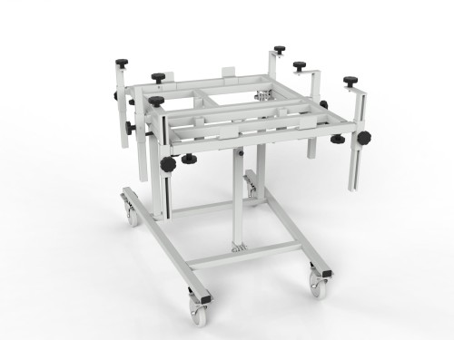 Paper Rack Inclination Small rack with 80° inclination for the prefabrication of control cabinets
