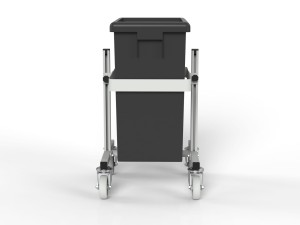 Waste sorting trolley WO-14700