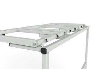 Mobile stand WO-15545 for three 120L waste bags