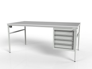 ESD Table with four drawers