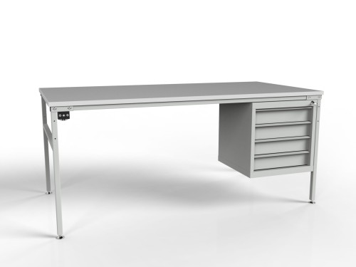ESD Table with four drawers