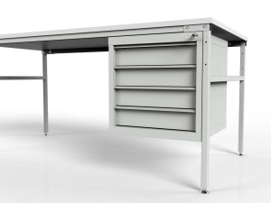 ESD Table with four drawers