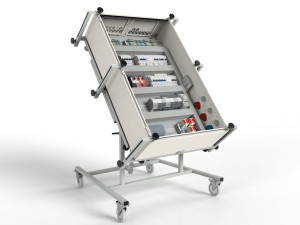 Frame for mounting control and electrical cabinets with an inclination of 80° SMR-SPEC-02748