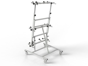 Frame for mounting control and electrical cabinets with an inclination of 80° SMR-SPEC-02748