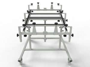 Frame for mounting control and electrical cabinets with an inclination of 80° SMR-SPEC-02748