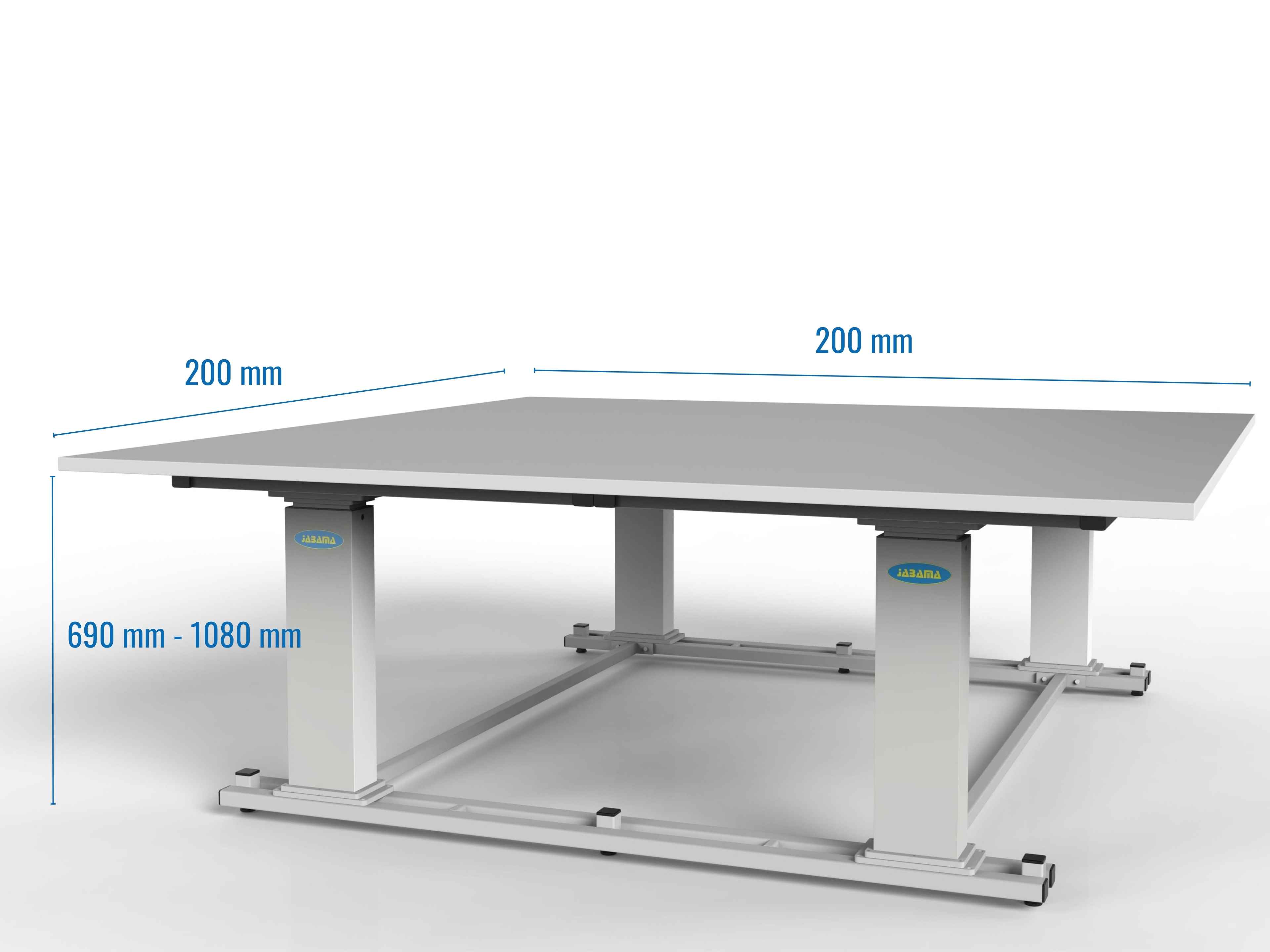 Electrically adjustable assembly workbench SMRE-2020-SPEC-15707