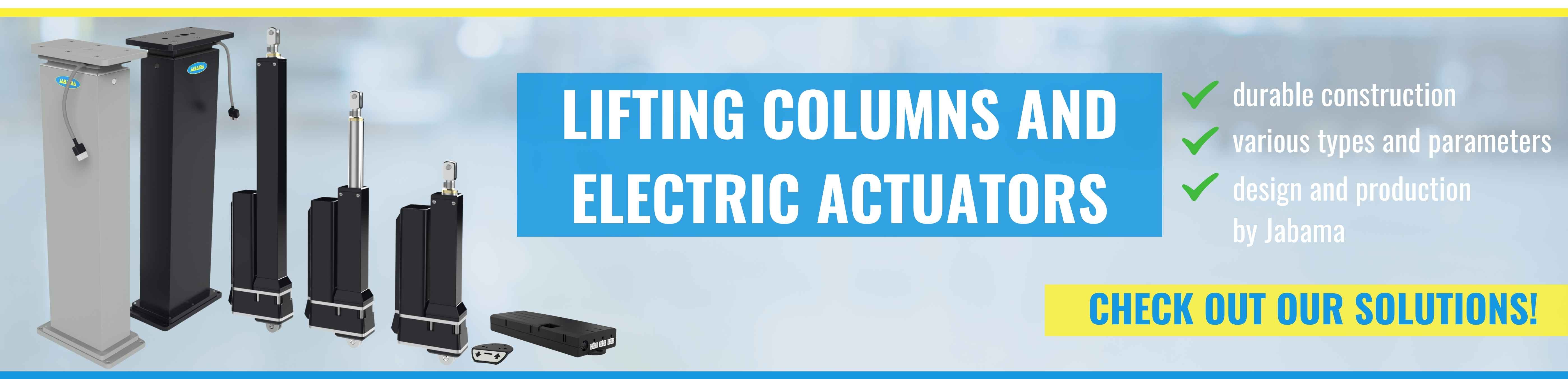 Jabama columns and actuators