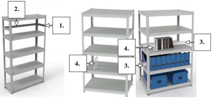 Regały RMM wykaz dodatków